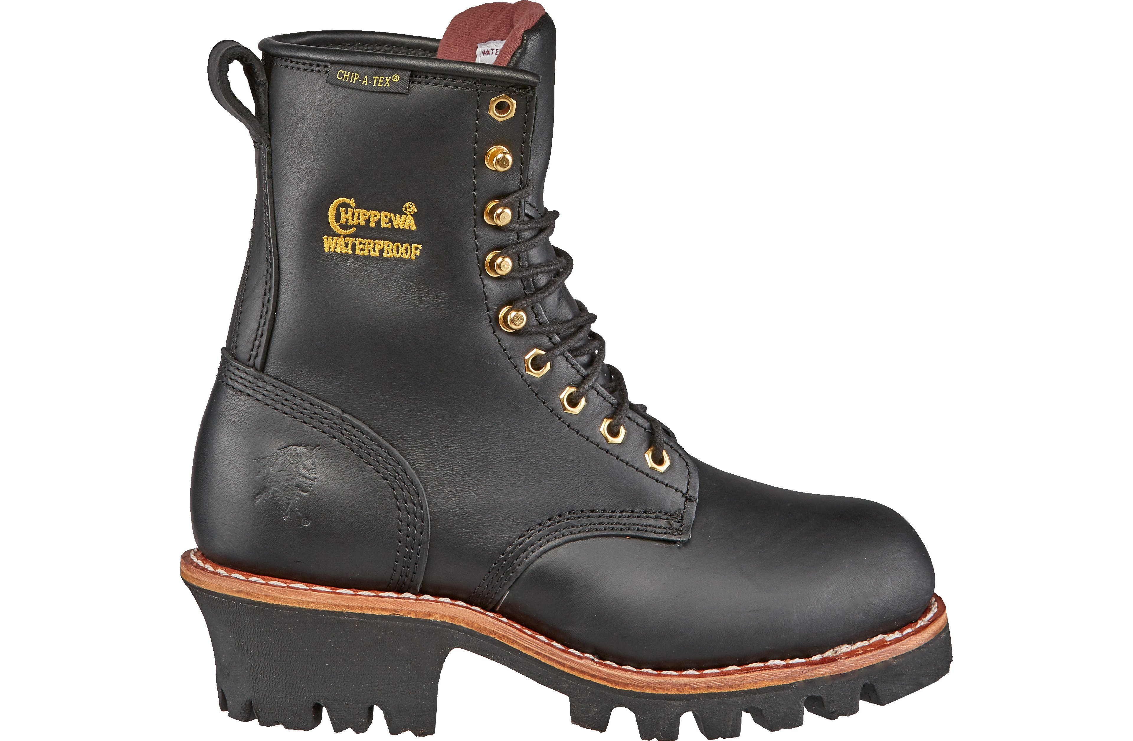 Chippewa Boots Women's Oiled Steel Toe Logger Lace Up