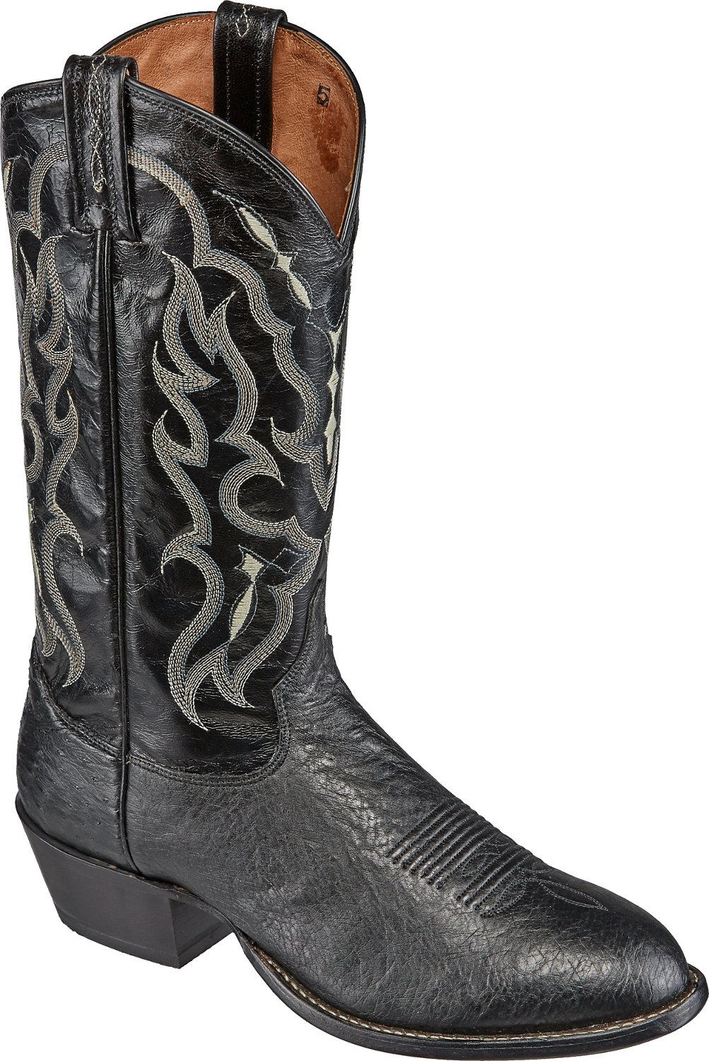 Tony Lama Men's Smooth Ostrich Western Boots - view number 2