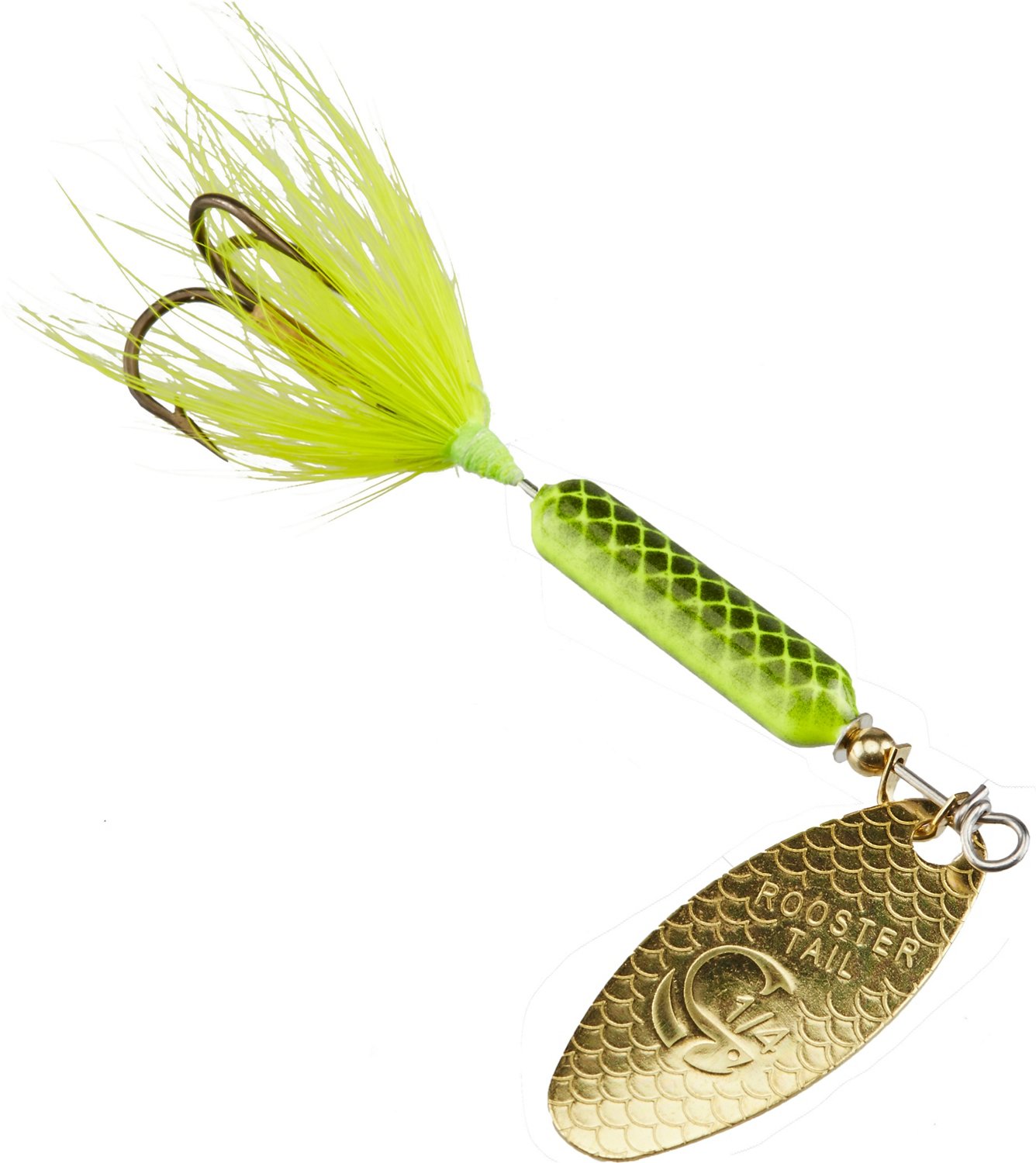 ROOSTER TAIL 206-CHDA Fishing Bait, Spinner Bait, Chartreuse