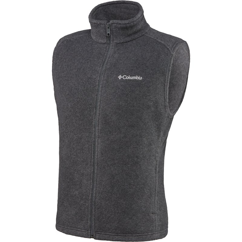 Columbia Sportswear Men's Steens Mountain Fleece Vest Grey, Small - Men's Fleece at Academy Sports product image
