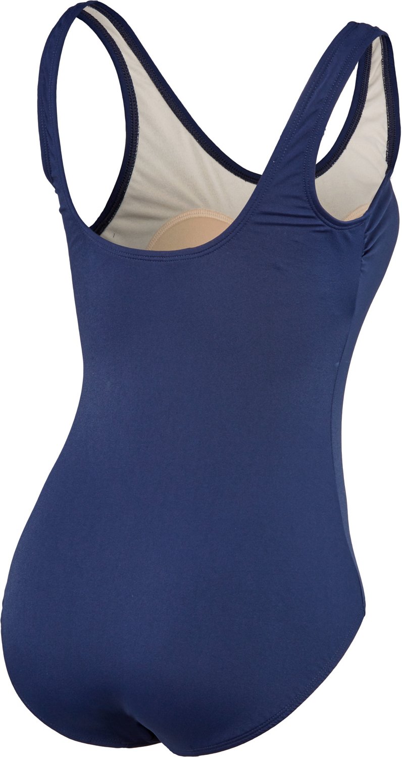 Dolfin Women's Moderate Scoop Back 1Piece Swimsuit Academy