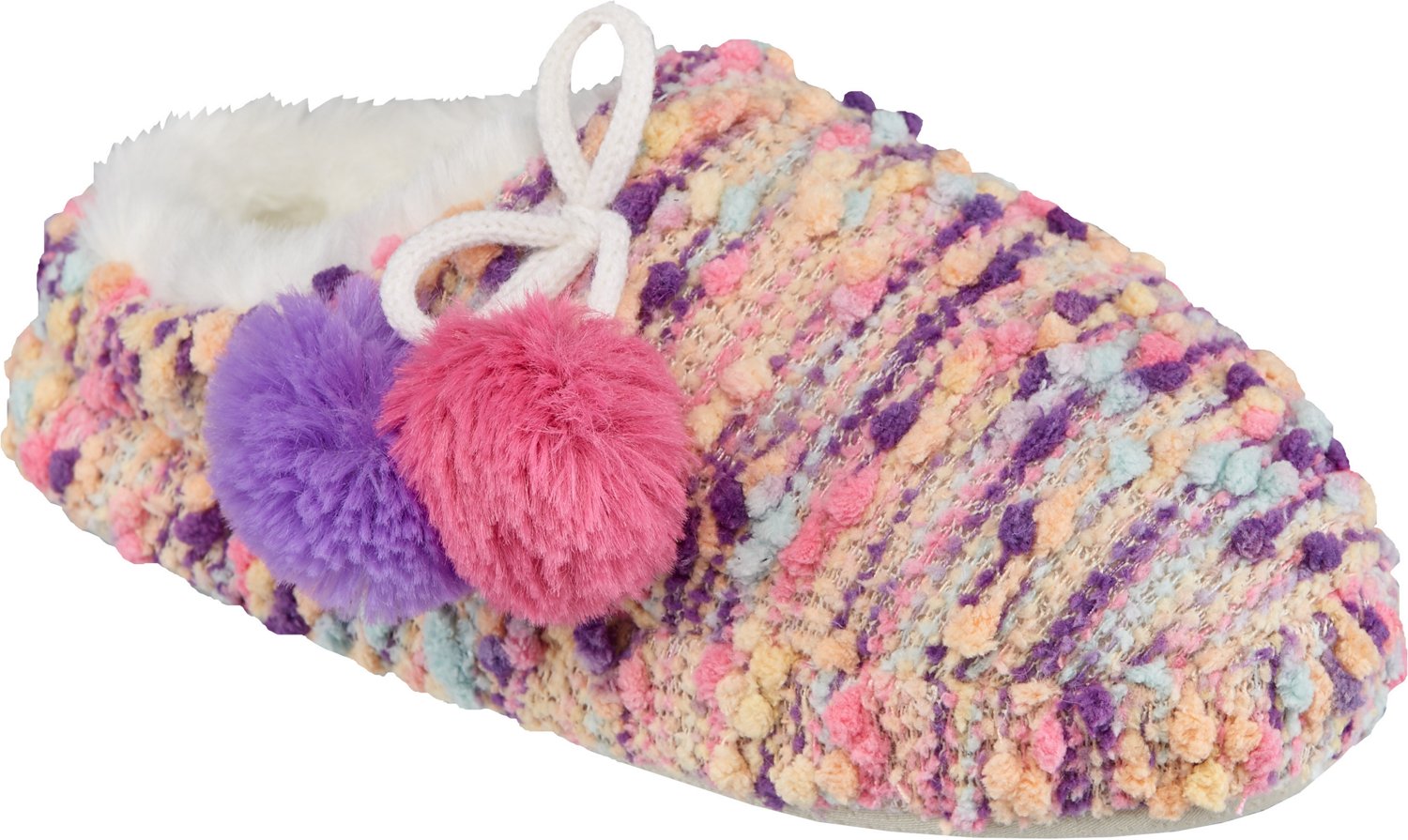 Austin Trading Co. Girls' Popcorn Knit Slippers - view number 2