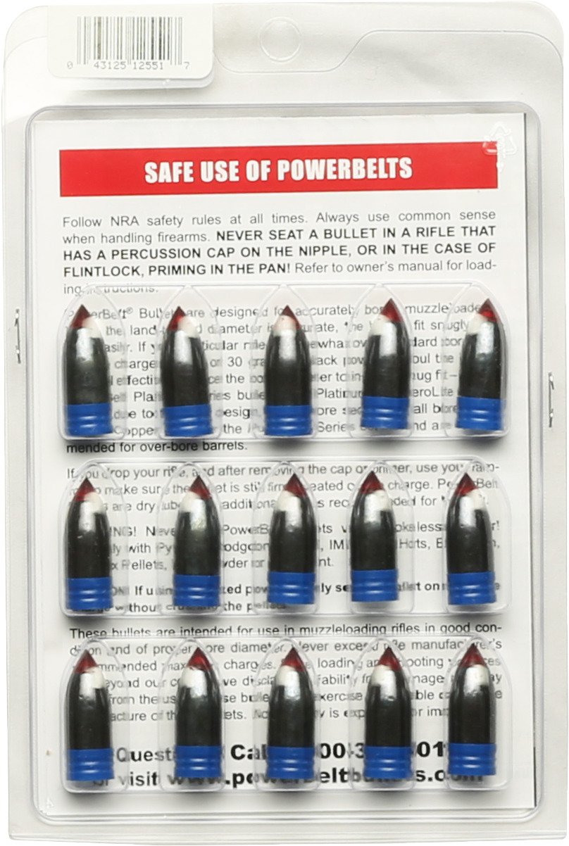 PowerBelt AeroLite .45 250Grain Centerfire Rifle Ammunition Academy