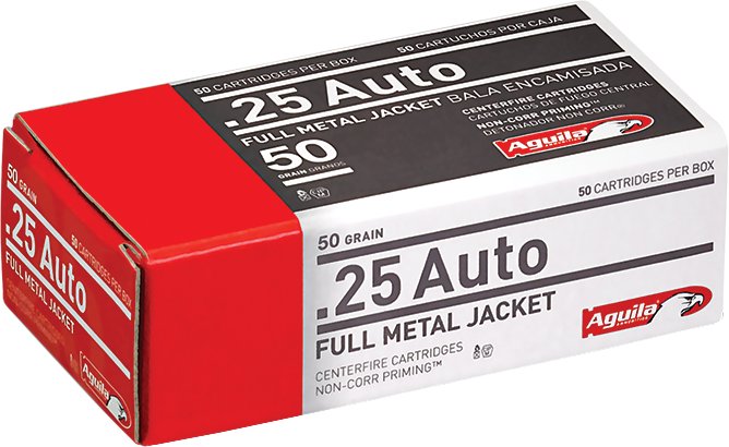 Aguila Ammunition .25 Auto 50-Grain Centerfire Ammunition - 50 Rounds                                                            - view number 2