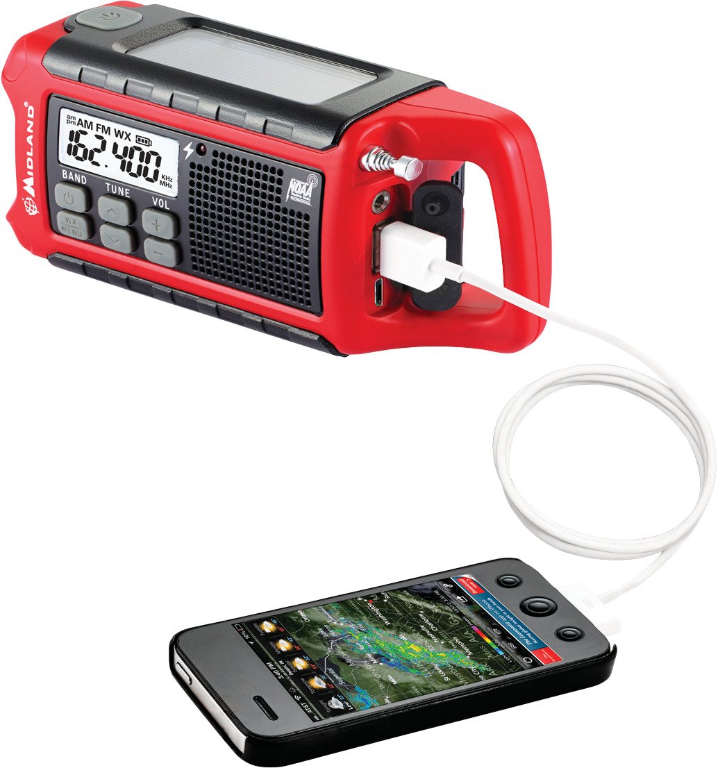 Midland™ Compact Emergency Crank Radio Free Shipping at Academy
