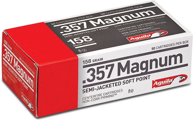 Aguila Ammunition SJSP .357 Magnum 158-Grain Centerfire Pistol Ammunition - 50 Rounds                                            - view number 2