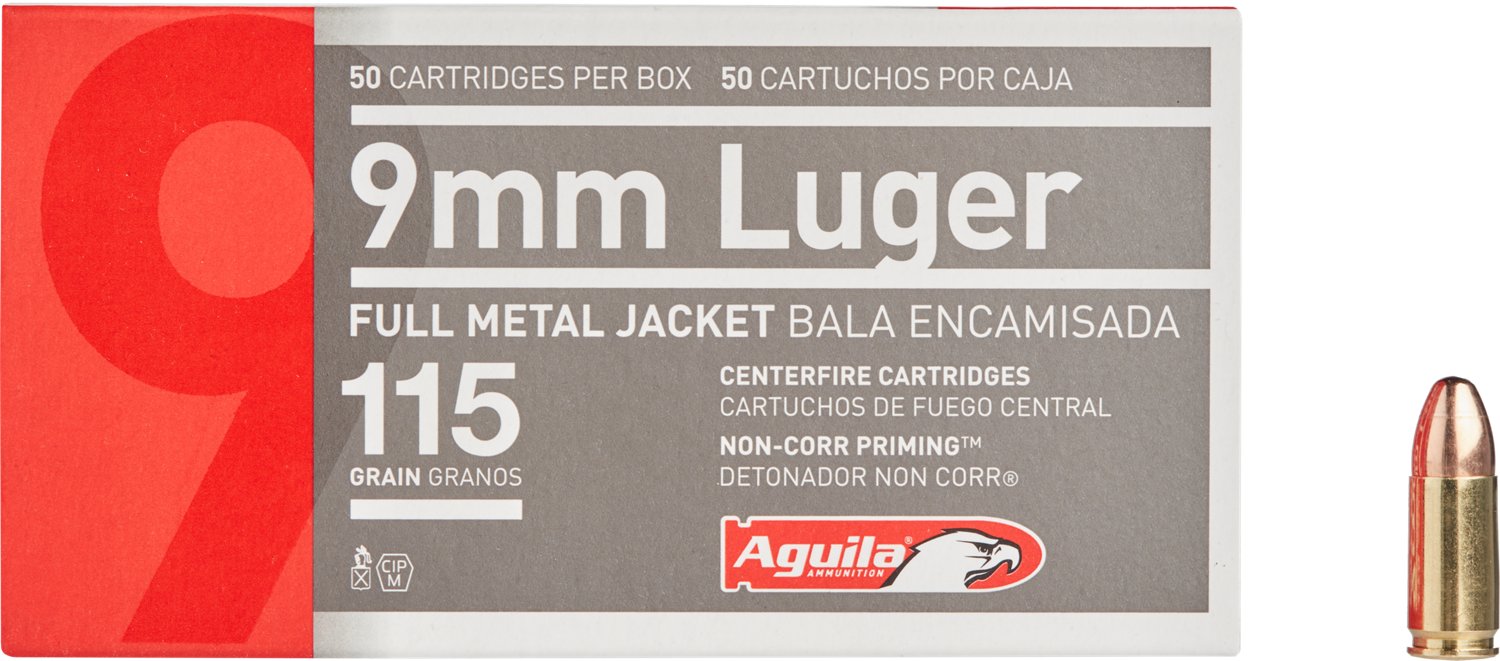 Aguila Ammunition 9mm Luger 115-Grain Full Metal Jacket Centerfire Ammunition - 50 Rounds - view number 2