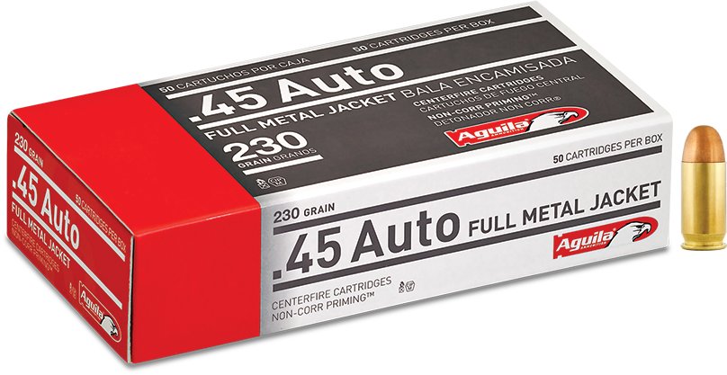 Aguila Ammunition .45 Auto 230-Grain Centerfire Ammunition - 50 Rounds |  Academy