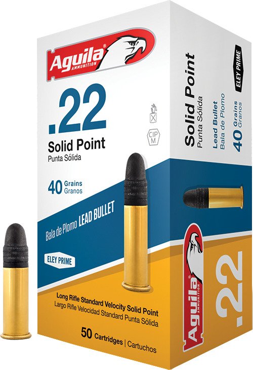 Aguila Ammunition LR Standard Velocity .22 40-Grain Rimfire Ammunition - 50 Rounds                                               - view number 1 selected