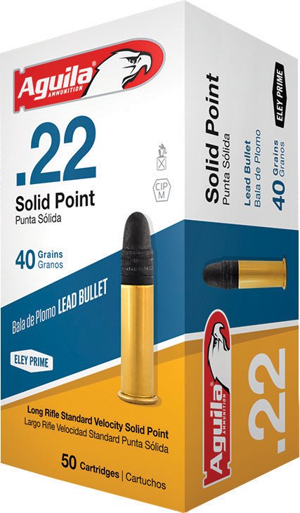 Aguila Ammunition LR Standard Velocity .22 40-Grain Rimfire Ammunition - 50 Rounds                                               - view number 2