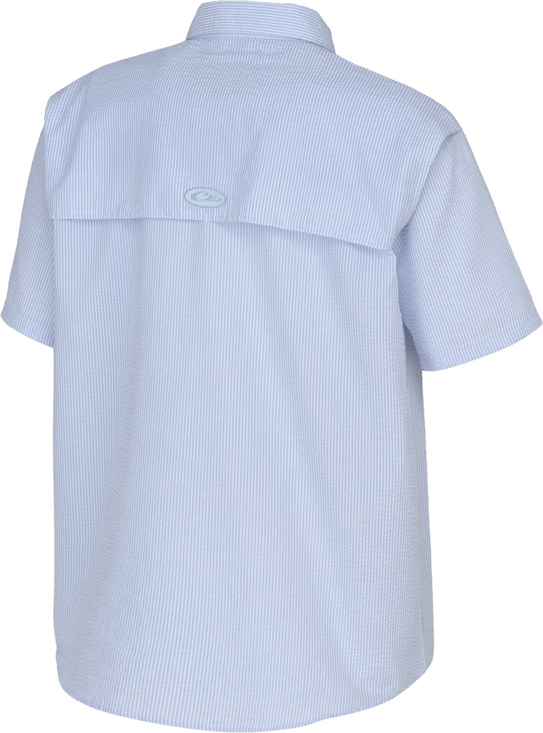 Drake Waterfowl Men's Delta Seersucker Short Sleeve Shirt - view number 2