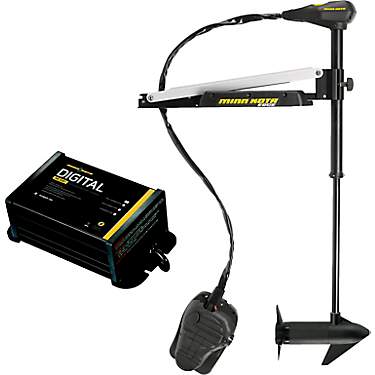 Minn Kota Edge 55 Freshwater Bow-Mount Foot-Control Trolling Motor with Free Digital Charger                                    