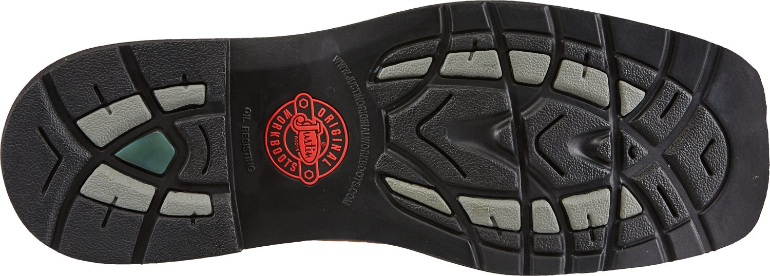 Justin Men's Stampede EH Wellington Rubber Work Boots                                                                            - view number 5