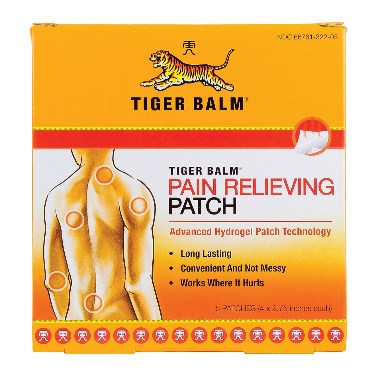 Tiger Balm Pain-Relieving Patches 5-Pack                                                                                         - view number 1