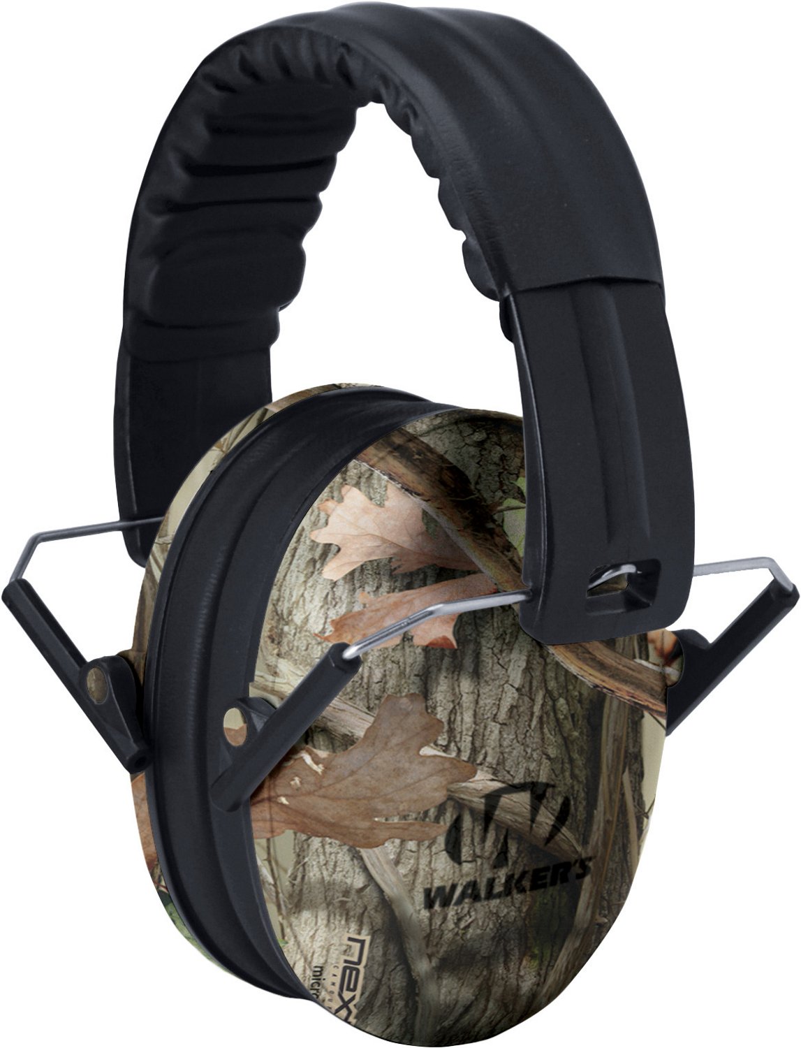 Walker's Kids' Folding Camo Earmuffs                                                                                             - view number 1 selected