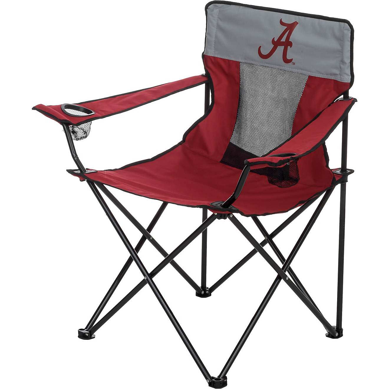 Collegiate Folding Quad Chair with Carry Bag Alabama 