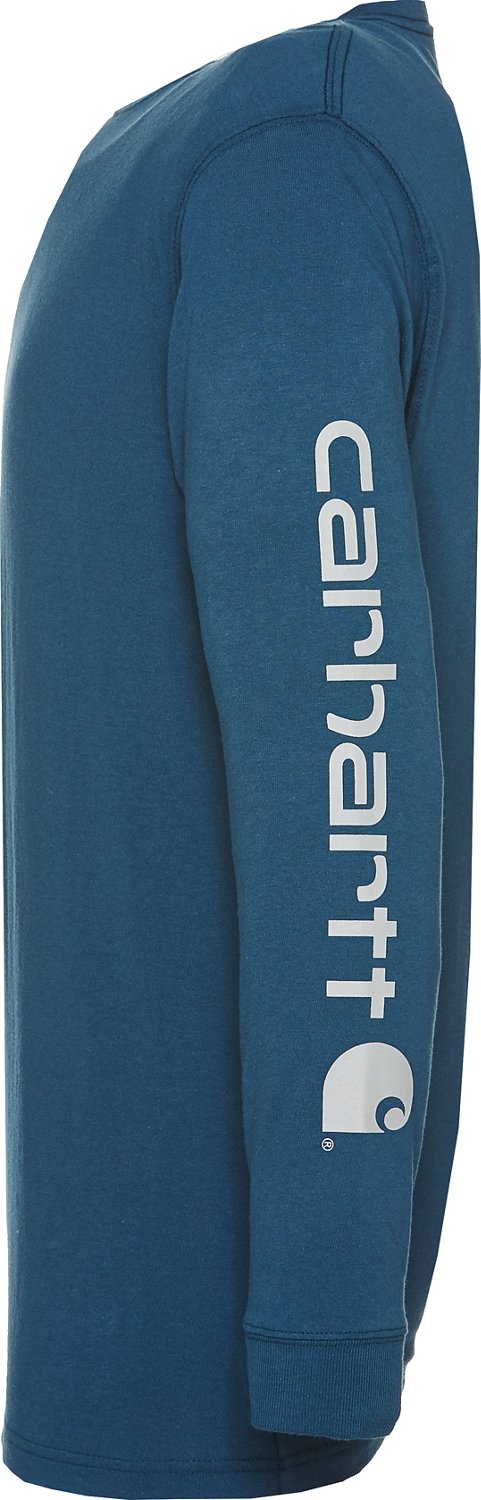Carhartt Men's Long Sleeve Graphic Logo T-shirt                                                                                  - view number 3