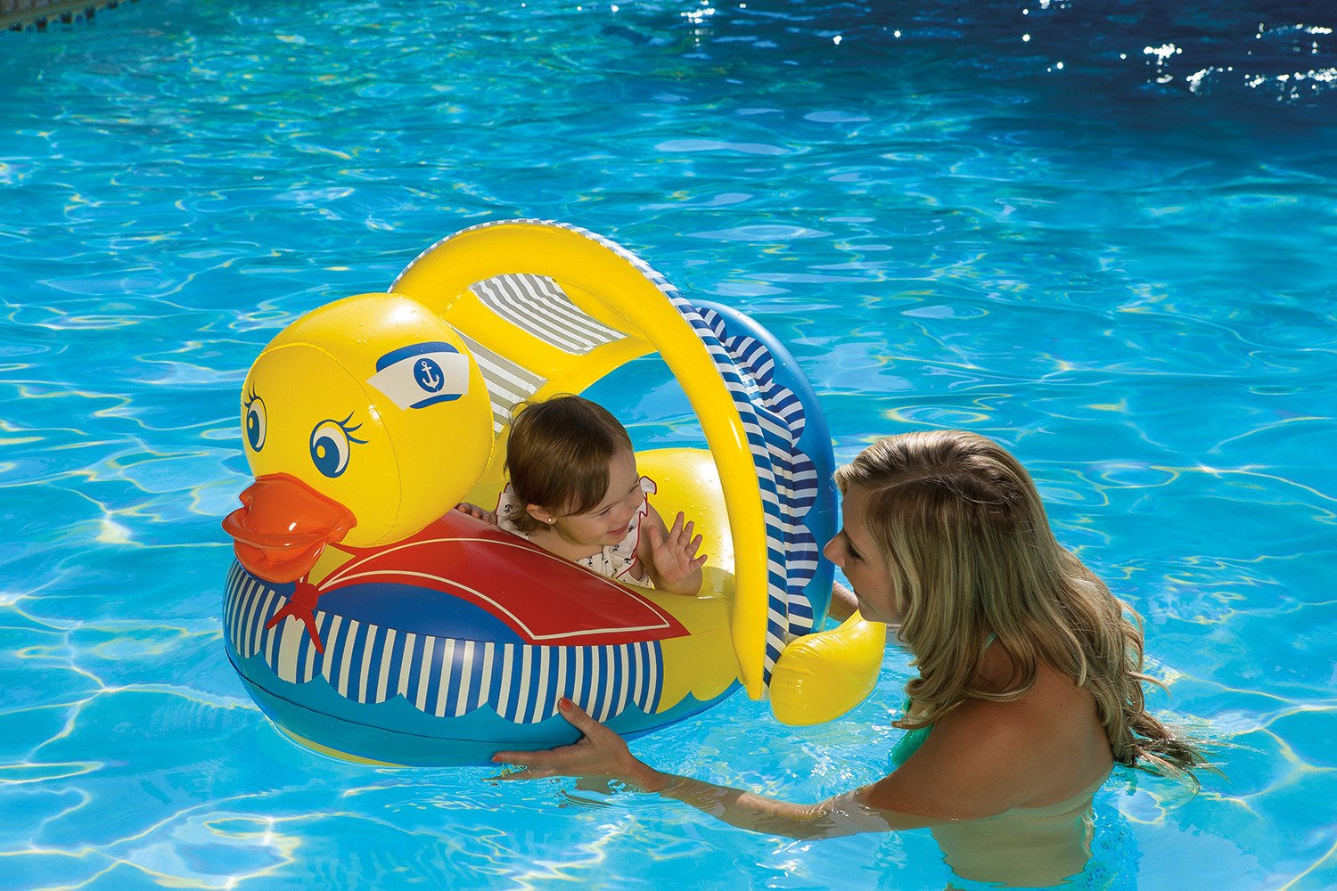 Poolmaster Duck Baby Pool Float                                                                                                  - view number 3