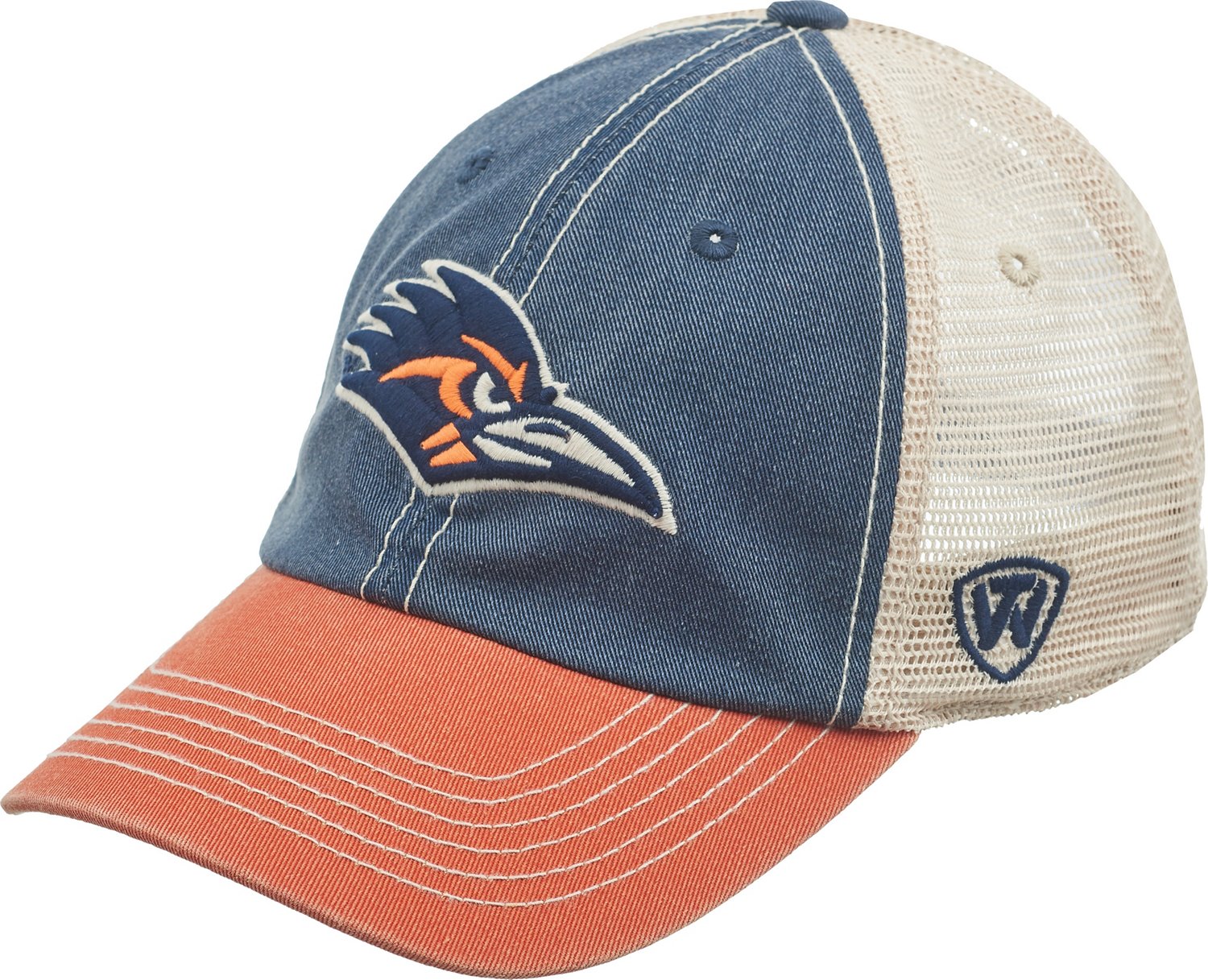 UTSA / Roadrunner State Flag / Curved Bill Mesh Snapback / 154 / UTSA002 White