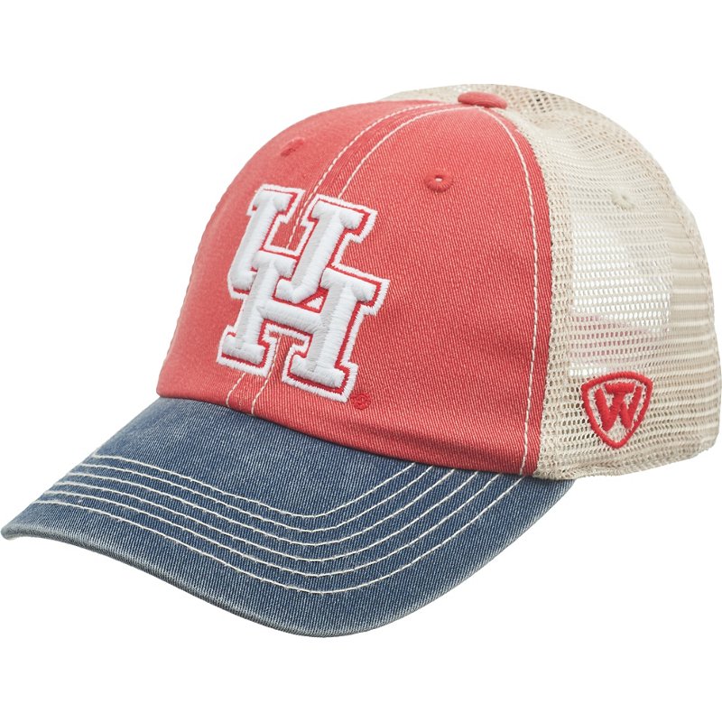 Top of the World Men's University of Houston Off-Road Adjustable Cap Redwhite - NCAA Men's Caps at Academy Sports