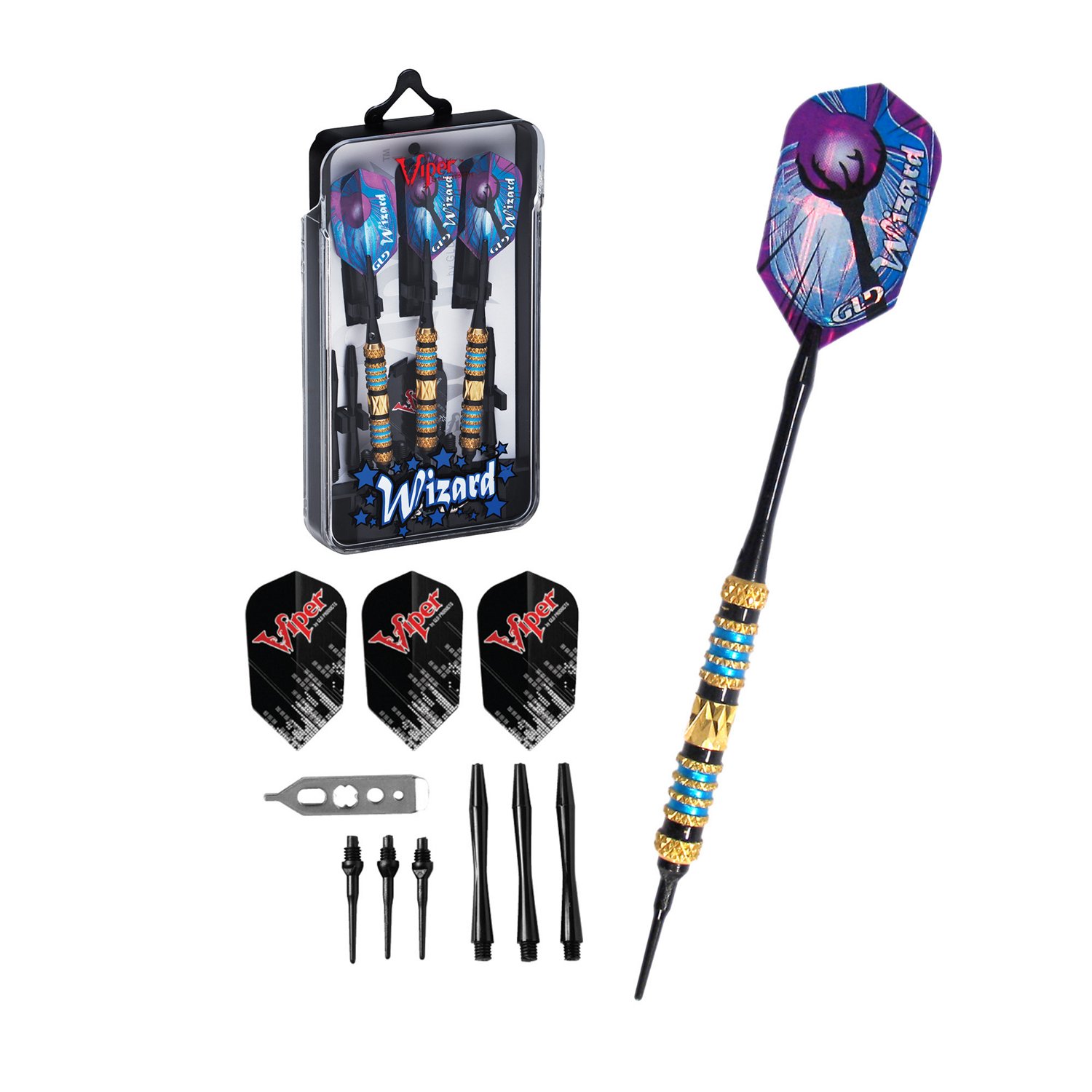 GLD Wizard 18-Gram Soft-Tip Darts 3-Pack                                                                                         - view number 3