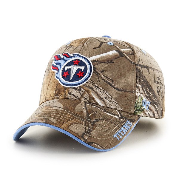 Tennessee Titans NFL TEAM-BASIC Realtree Camo Fitted Hat