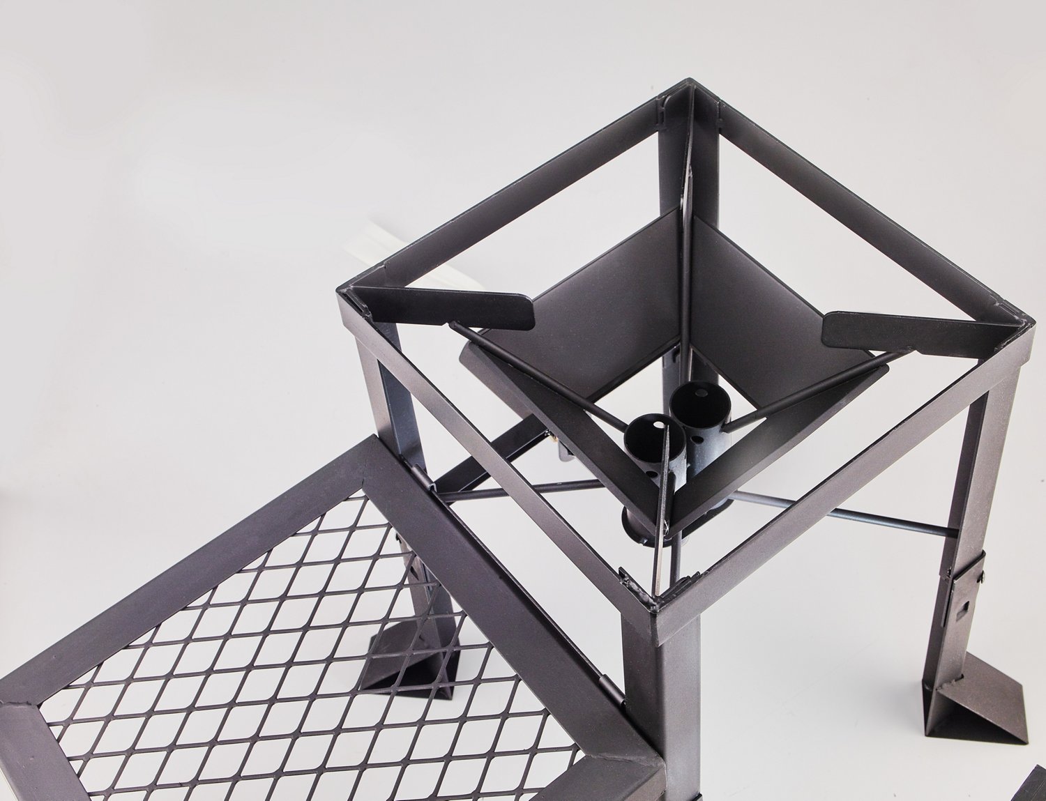 Outdoor Gourmet DoubleBurner Propane Boiler with Side Table Academy