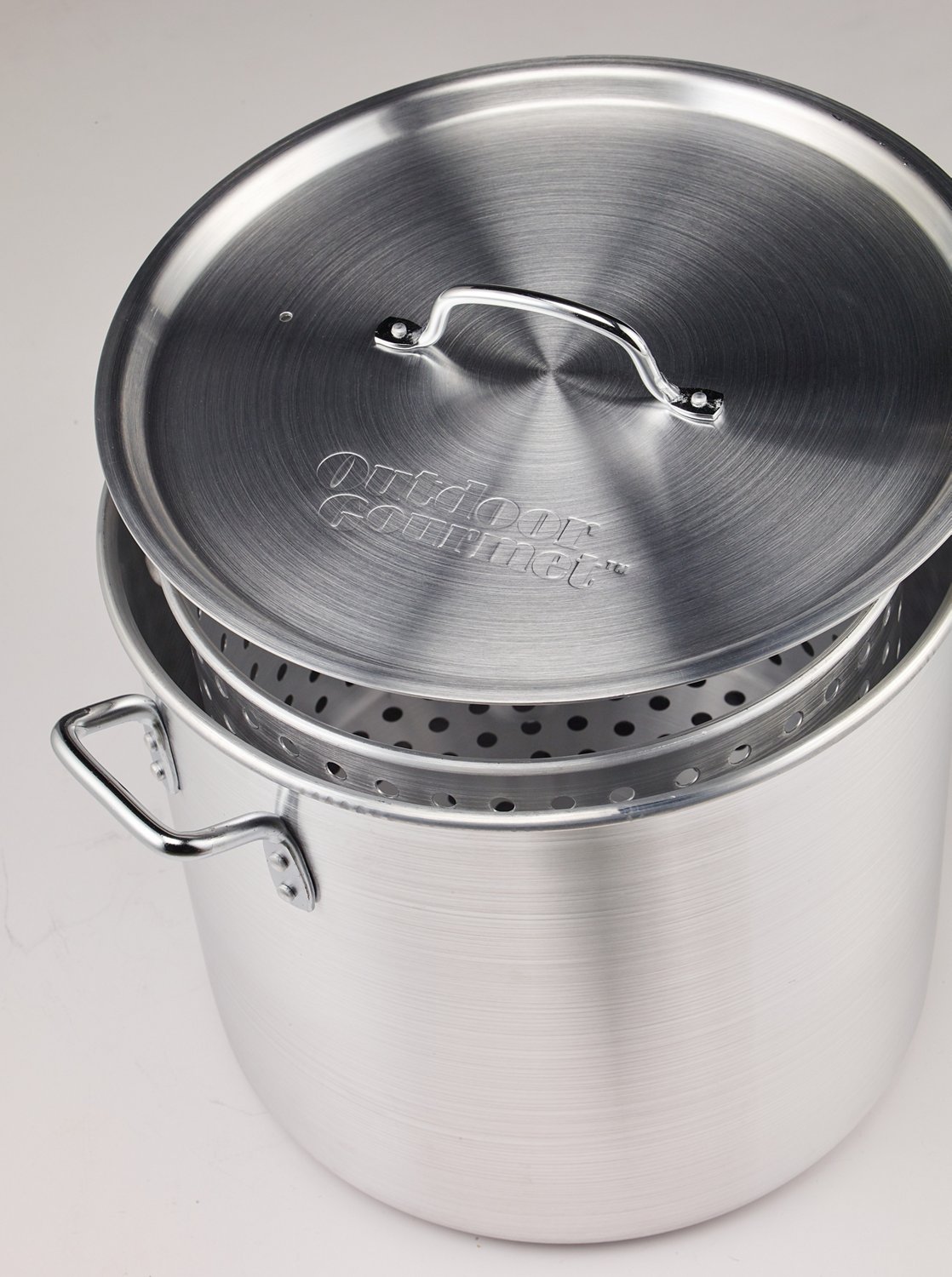 Outdoor Gourmet 42 qt Aluminum Pot with Strainer Academy