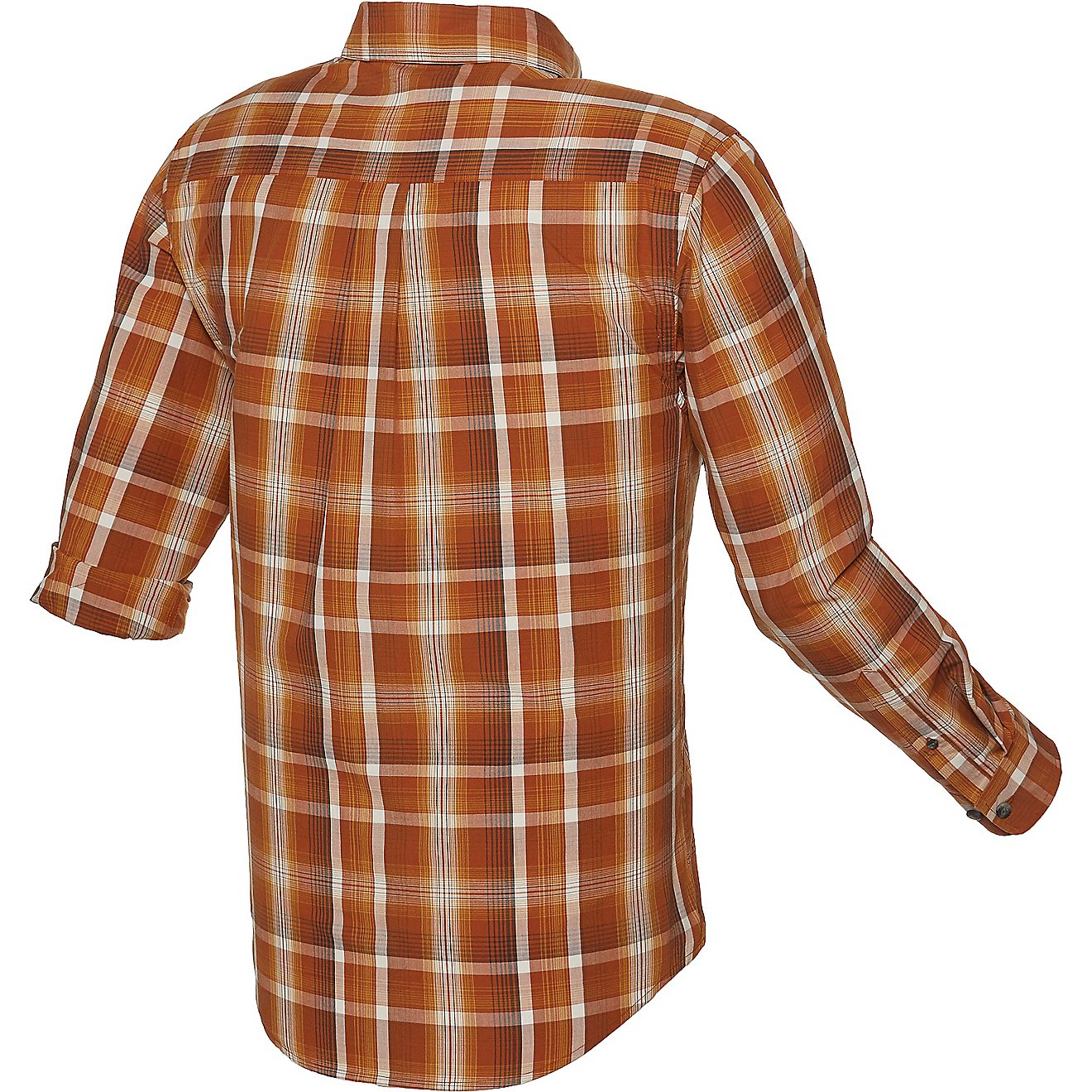 Magellan Outdoors Men's Woodlake Plaid Long Sleeve Shirt                                                                         - view number 2