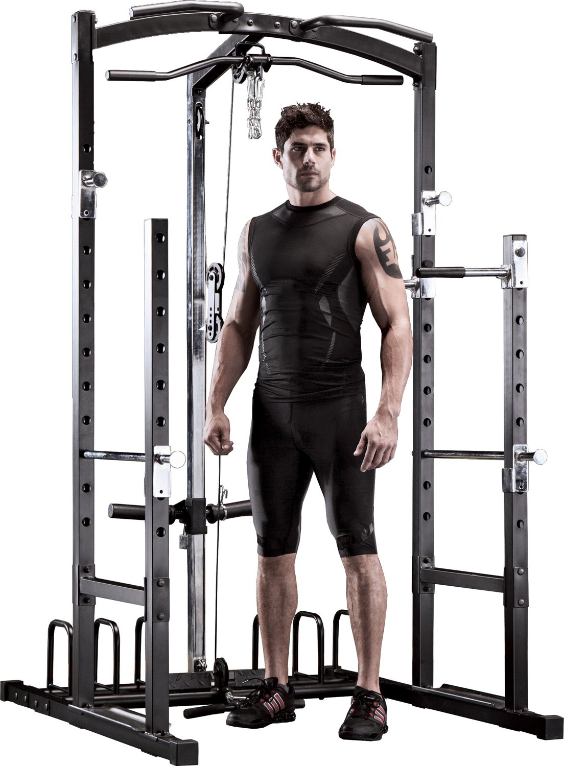 Marcy Weight Bench Cage Home Gym Academy