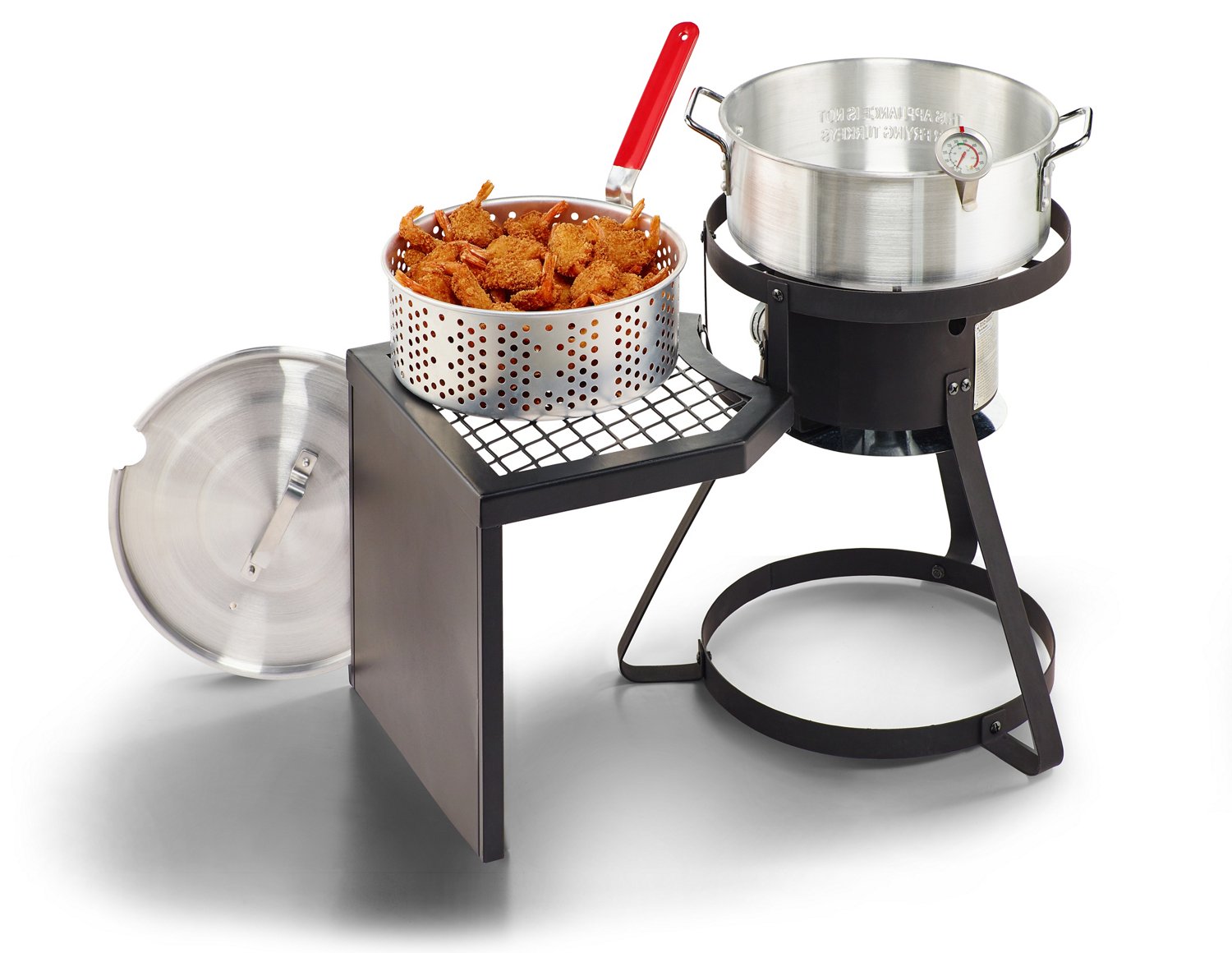 Guidecast 10 inch Deep Fryer for Outdoor Cooking