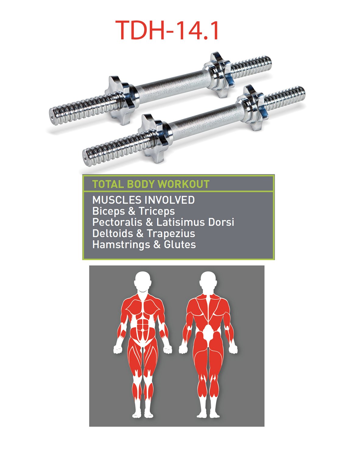 Marcy Apex Threaded Dumbbell Handles Set - view number 3