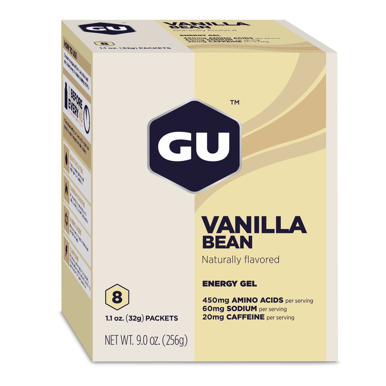 GU Vanilla Energy Gels 8-Pack                                                                                                    - view number 1