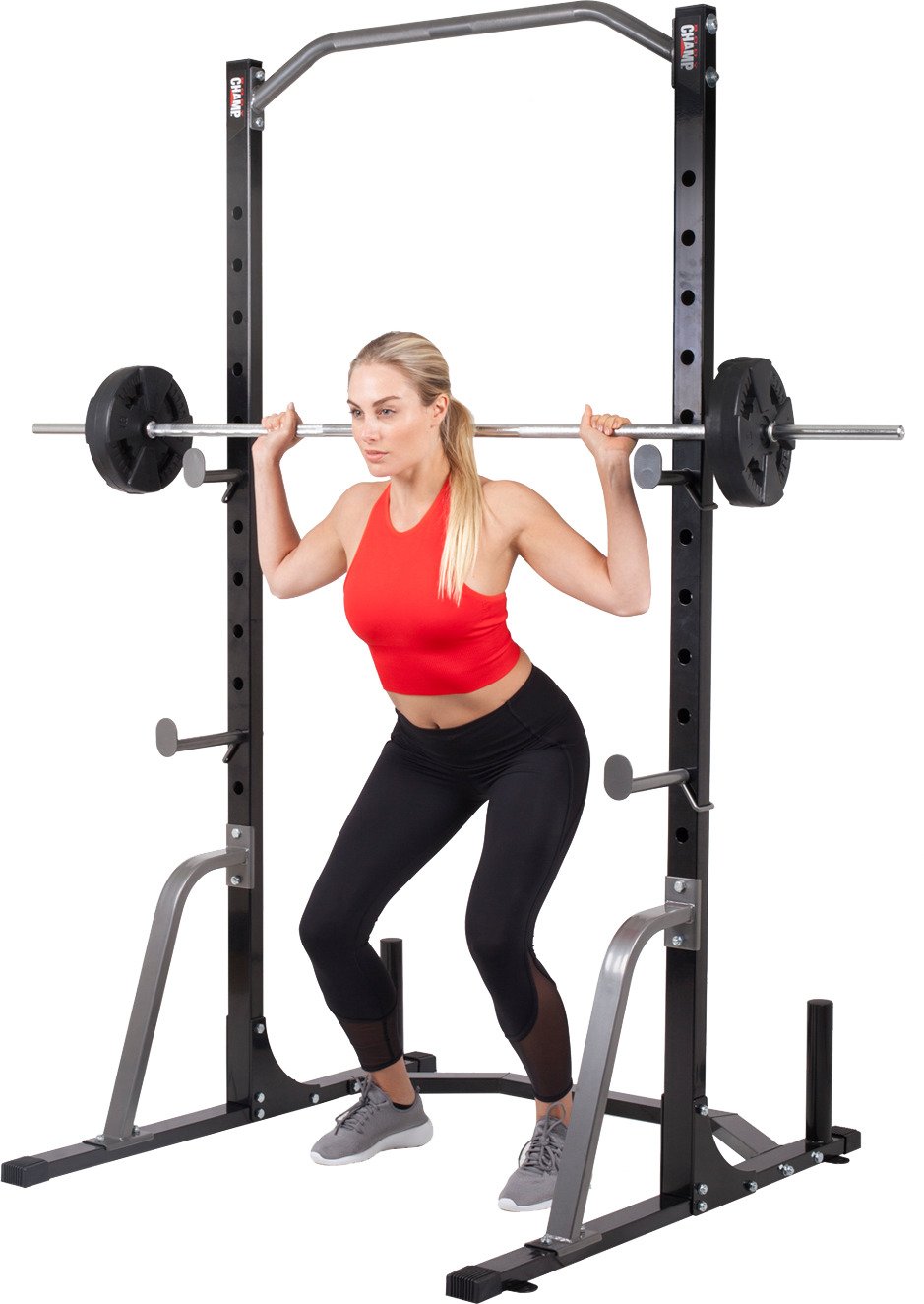 Body Champ Power Rack System with Olympic Weight Plate Storage                                                                   - view number 1 selected