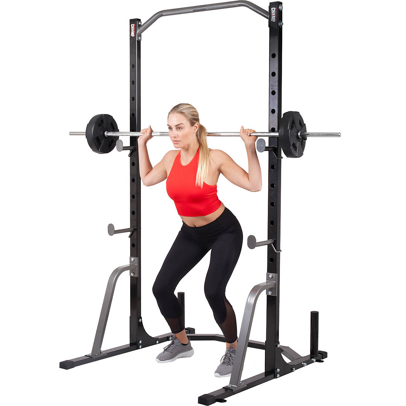 Body Champ Power Rack System with Olympic Weight Plate Storage                                                                   - view number 1