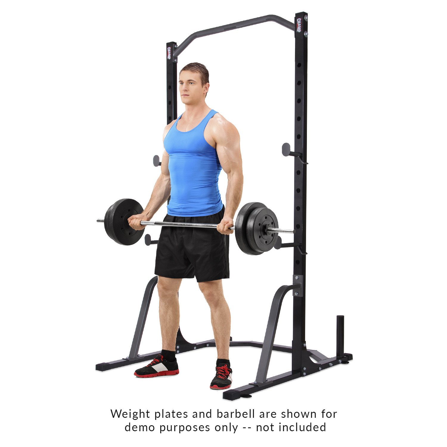 Body Champ Power Rack System with Olympic Weight Plate Storage                                                                   - view number 4