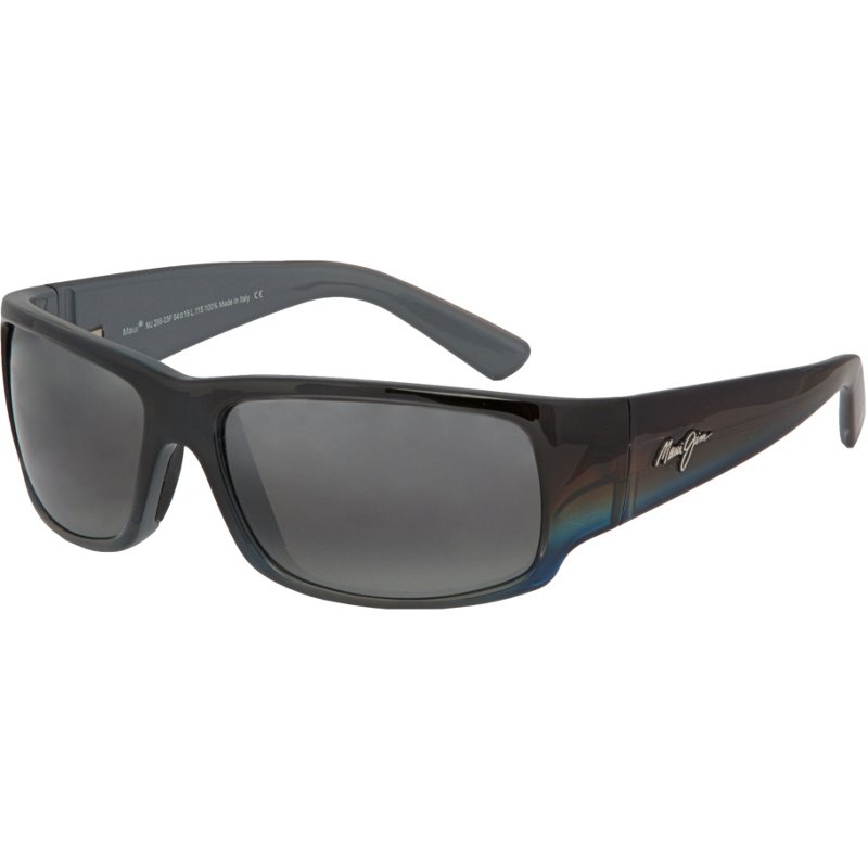 Photos - Wrist Watch Maui Jim Men's World Cup Polarized Sunglasses Black/Grey - Case Sunglasses