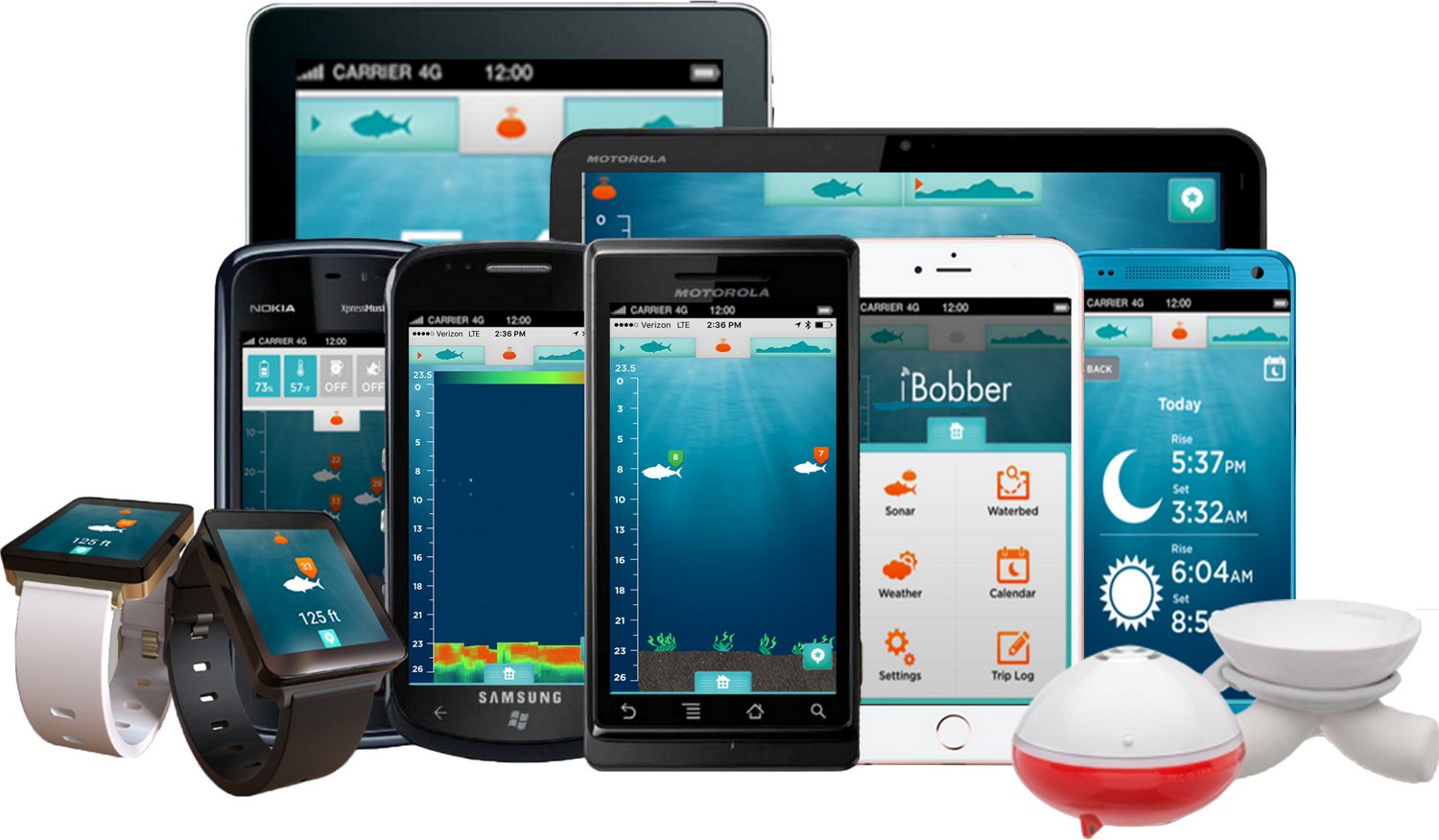 Reelsonar iBobber Portable Wireless Bluetooth Fish Finder Depth Finder  BRAND NEW