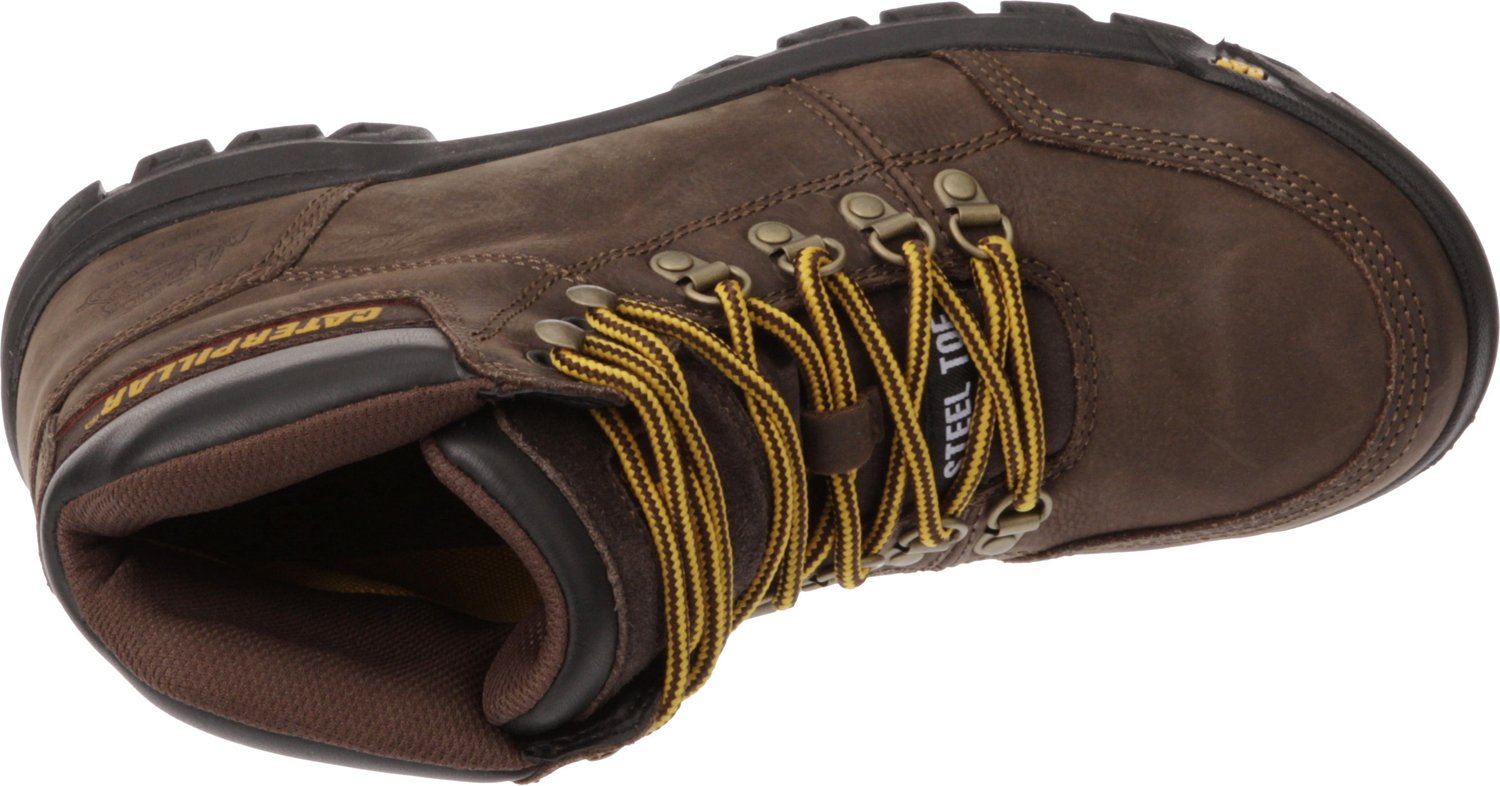 Cat Footwear Men's Outline EH Steel Toe Lace Up Work Boots                                                                       - view number 4