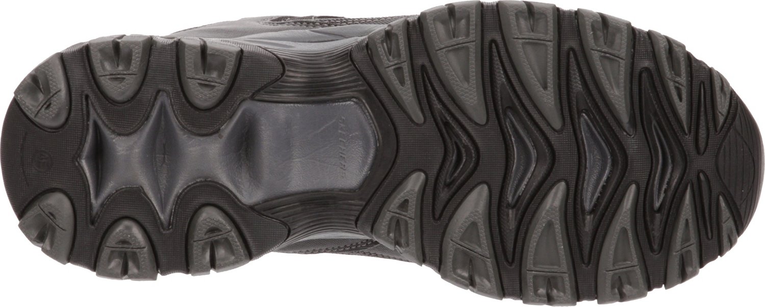 SKECHERS Men's Relaxed Fit Cankton Lace Steel Toe Work Shoes | Academy