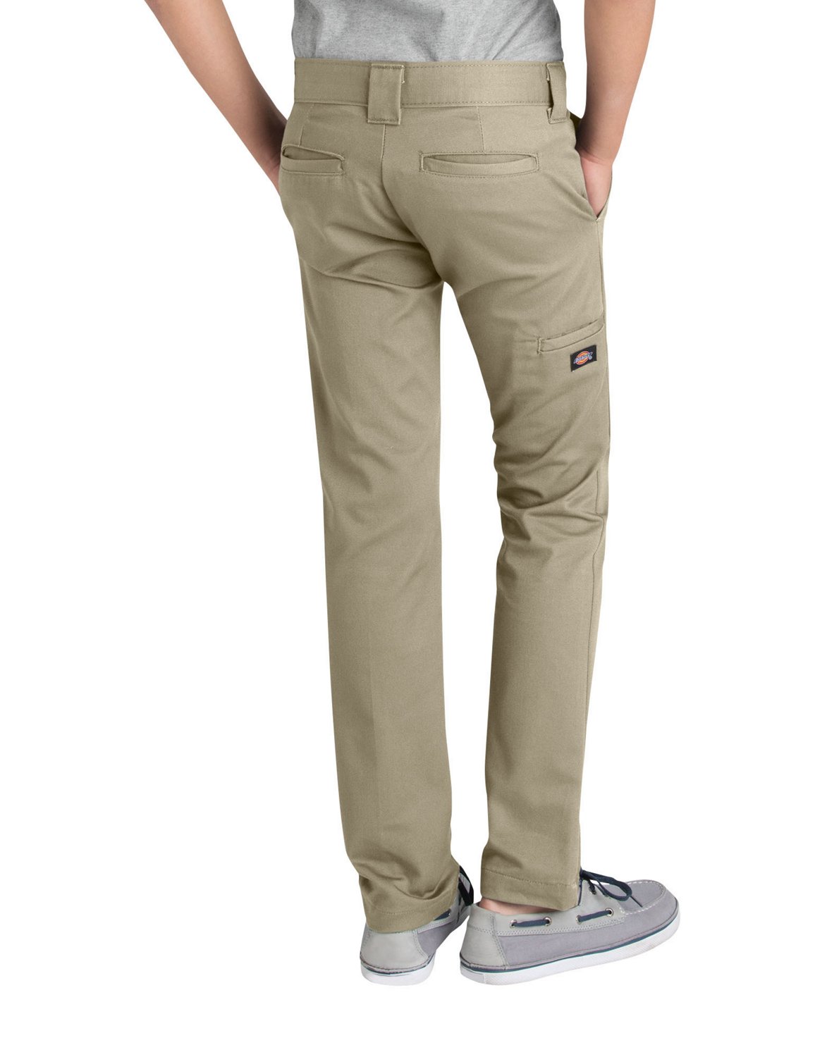 Dickies Boys' Flex Skinny Fit Straight Leg Uniform Pant                                                                          - view number 2