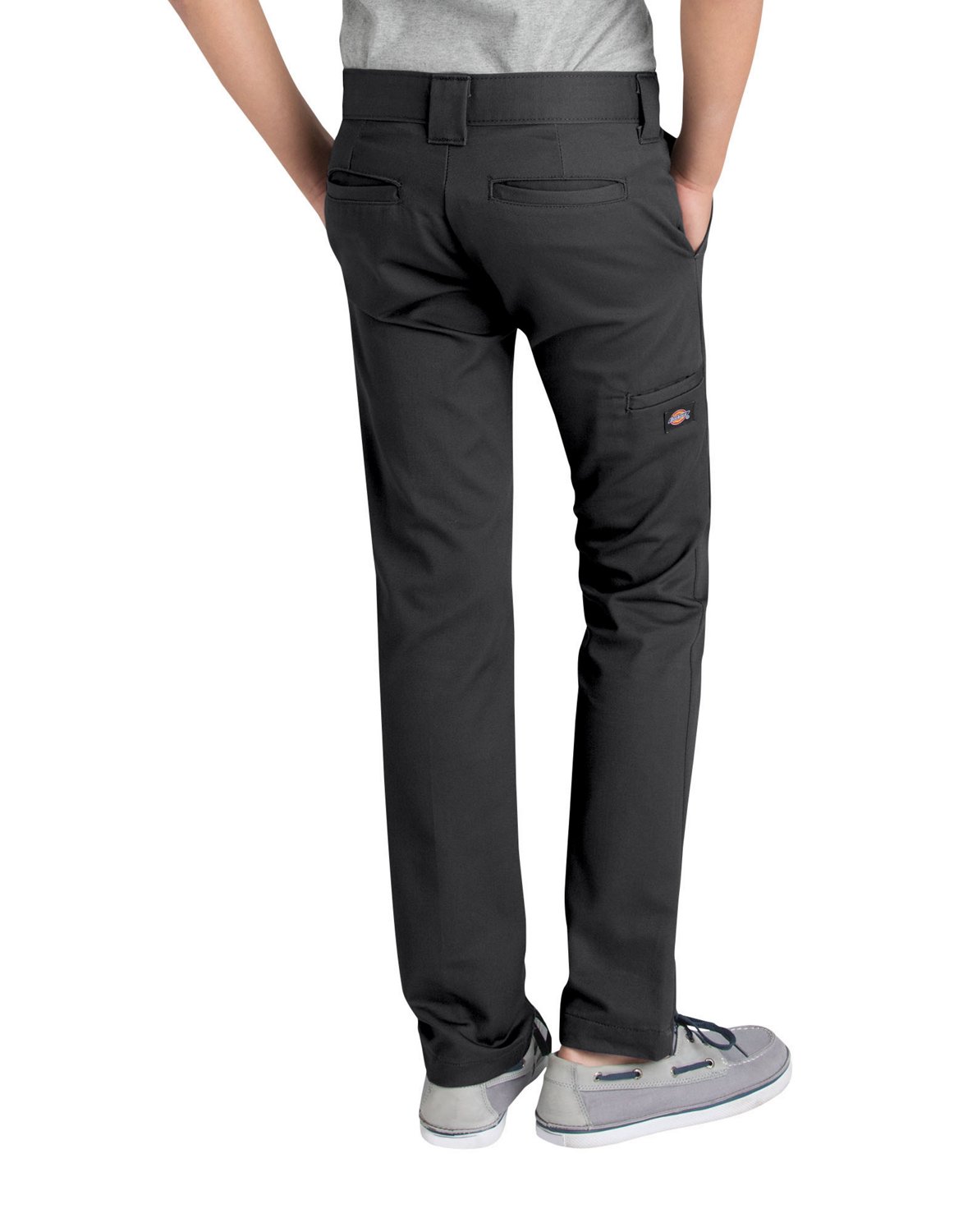 Dickies Boys' Flex Skinny Fit Straight Leg Uniform Pant                                                                          - view number 2