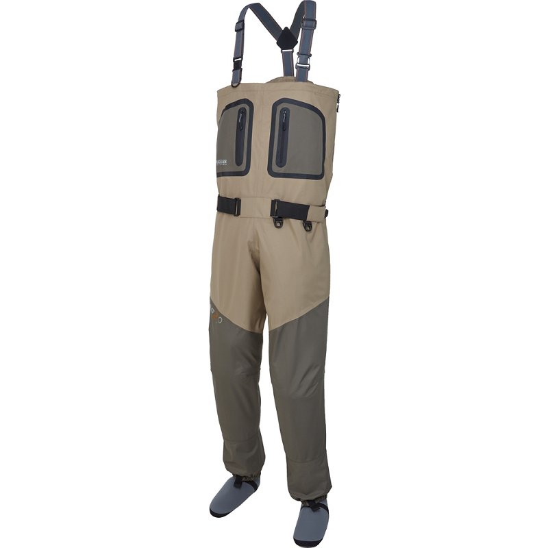 Magellan Outdoors Men's Mag2 Breathable Stockingfoot Wader Beige/Brown, Small - Waders at Academy Sports