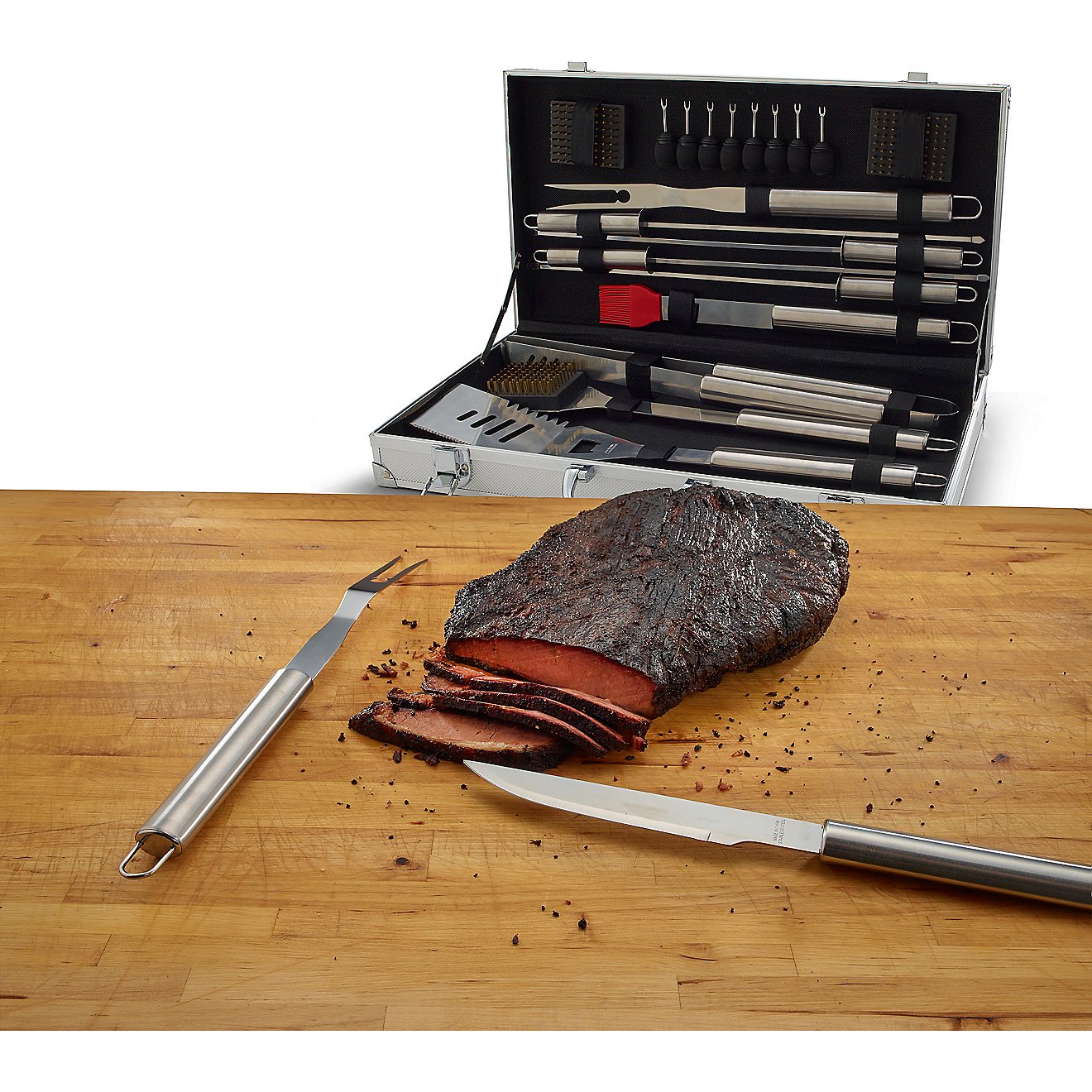 Outdoor Gourmet Deluxe Aluminum Barbecue Tool Set                                                                                - view number 5
