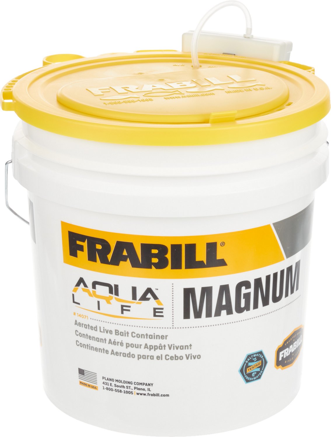 Frabill 4.25 gal Magnum Bucket with Aerator                                                                                      - view number 1 selected