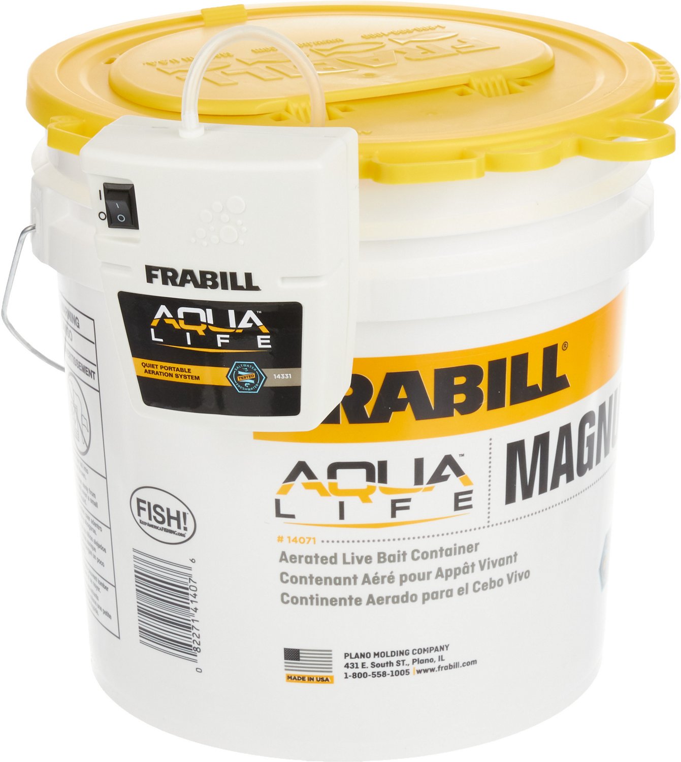 Frabill 4.25 gal Magnum Bucket with Aerator                                                                                      - view number 2