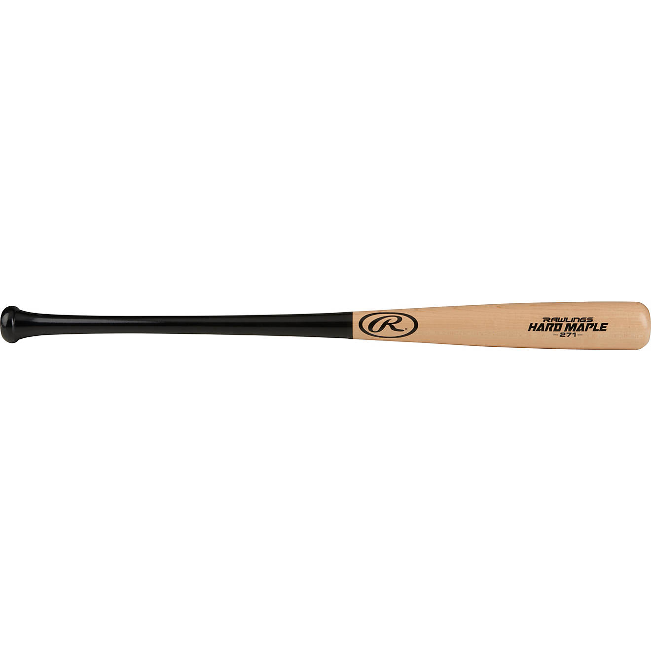 Rawlings Adults' 110 Hard Maple Wood Baseball Bat                                                                                - view number 1