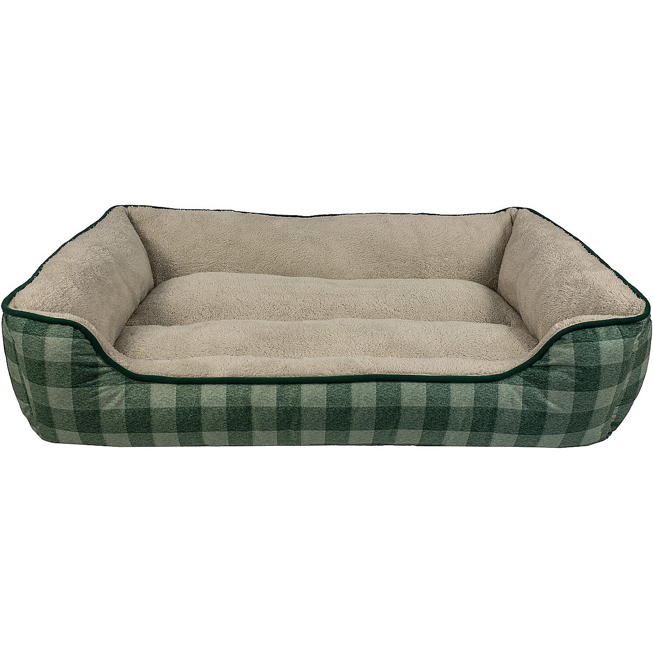 Dallas Manufacturing Company 32" x 42" Plaid Boxed Dog Bed                                                                       - view number 1