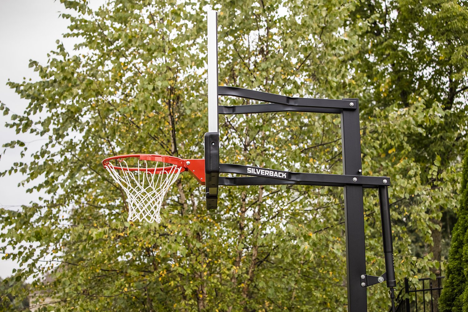 Silverback 60 in Inground TemperedGlass Basketball Hoop Academy