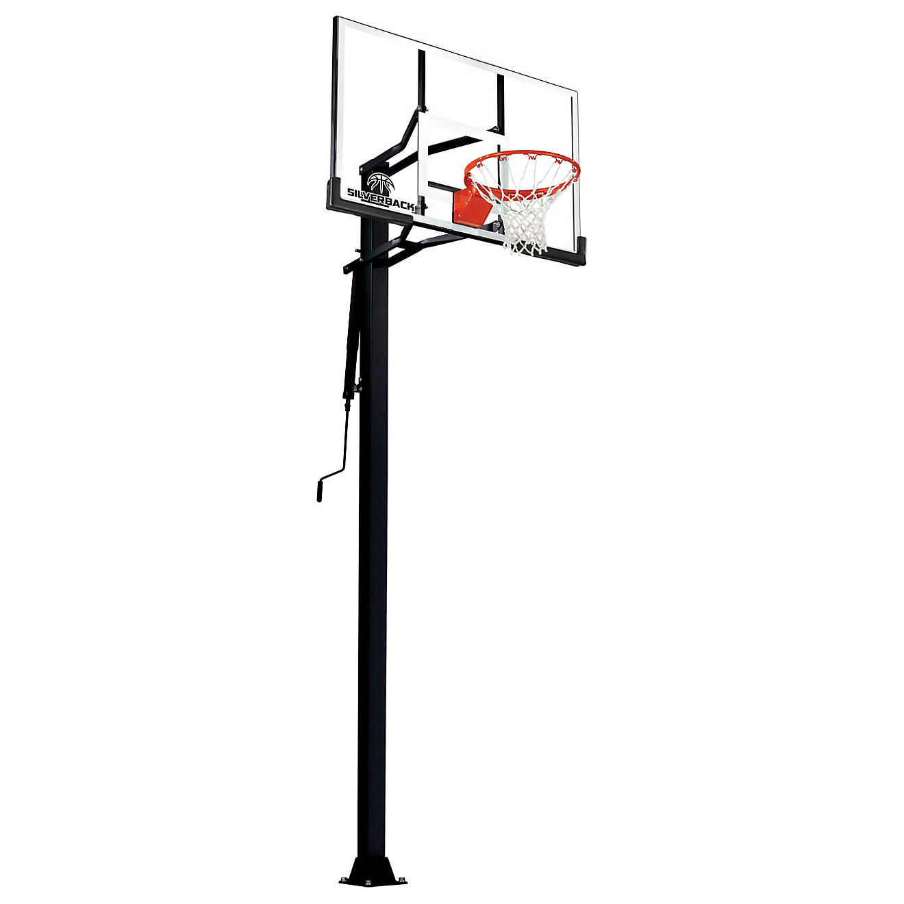 Silverback 54 in Inground Tempered-Glass Outdoor Basketball Hoop                                                                 - view number 1